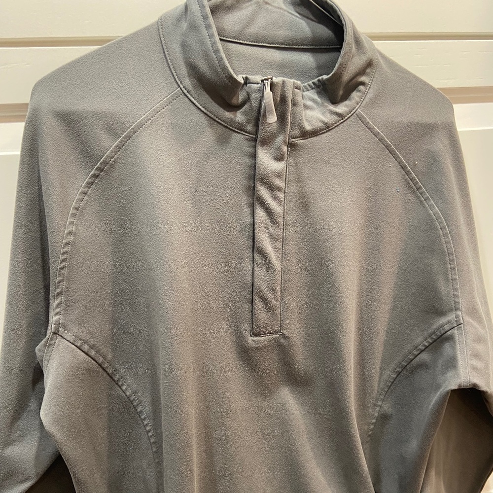 Peter Millar Men’s zip up grey jacket